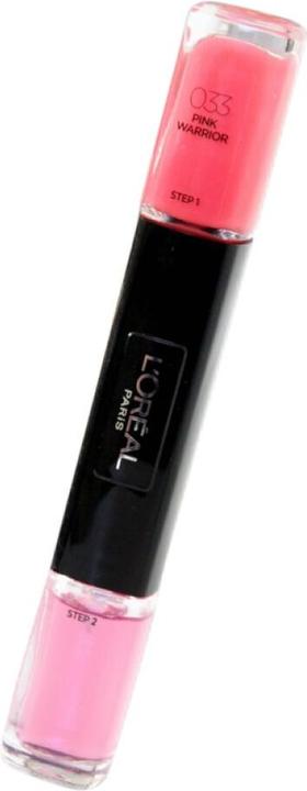 Produktbild L'Oréal Paris Lang anhaltender Infallible Duo Gel-Nagellack 033 Pink Warrior (33 Pink Warrior, Gel-Effekt Nagellack)