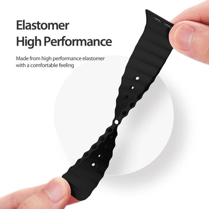 Actual product image Dux Ducis Strap Watch Strap 8 / 7 / 6 / 5 / 4 / 3 / 2 / SE (45 / 44 / 42mm) Silicone Band Bracelet B (42 mm, 44 mm, 45 mm, Silicone)