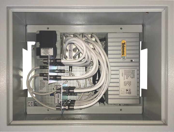 Televes Hausanschluss- MSR916AZ Montageschrank Abzweiger vorkonfektioni