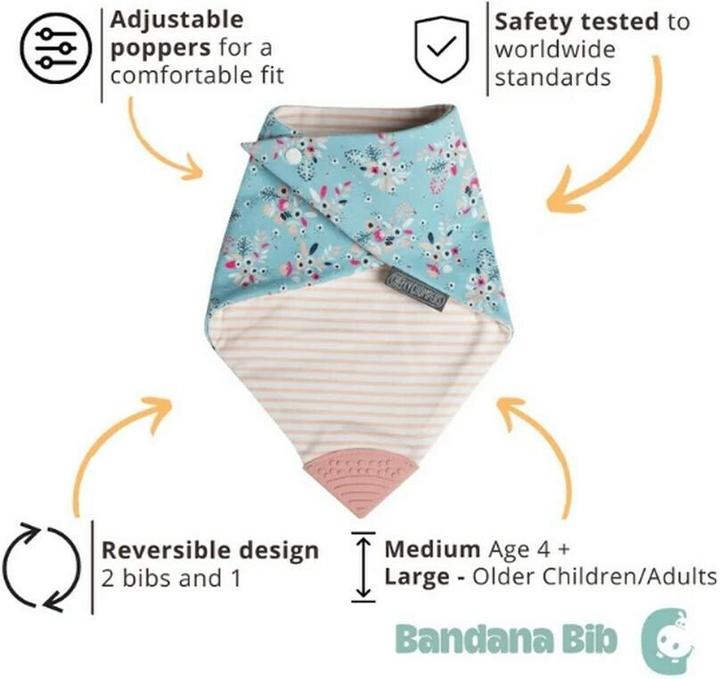 Produktbild Cheeky Chompers Large Neckerchew Botanical Bloom (2 Monate)