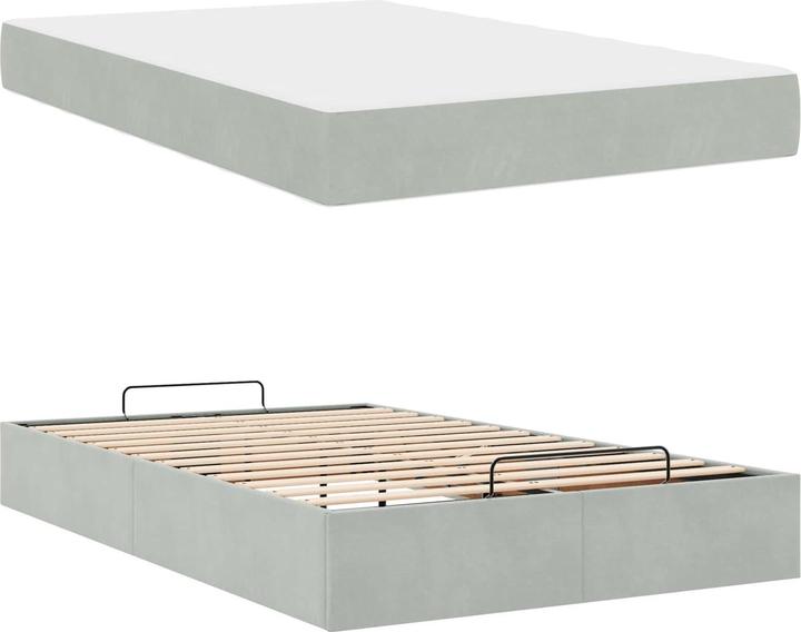 Actual product image vidaXL Modernes Bett (140 x 190 cm)