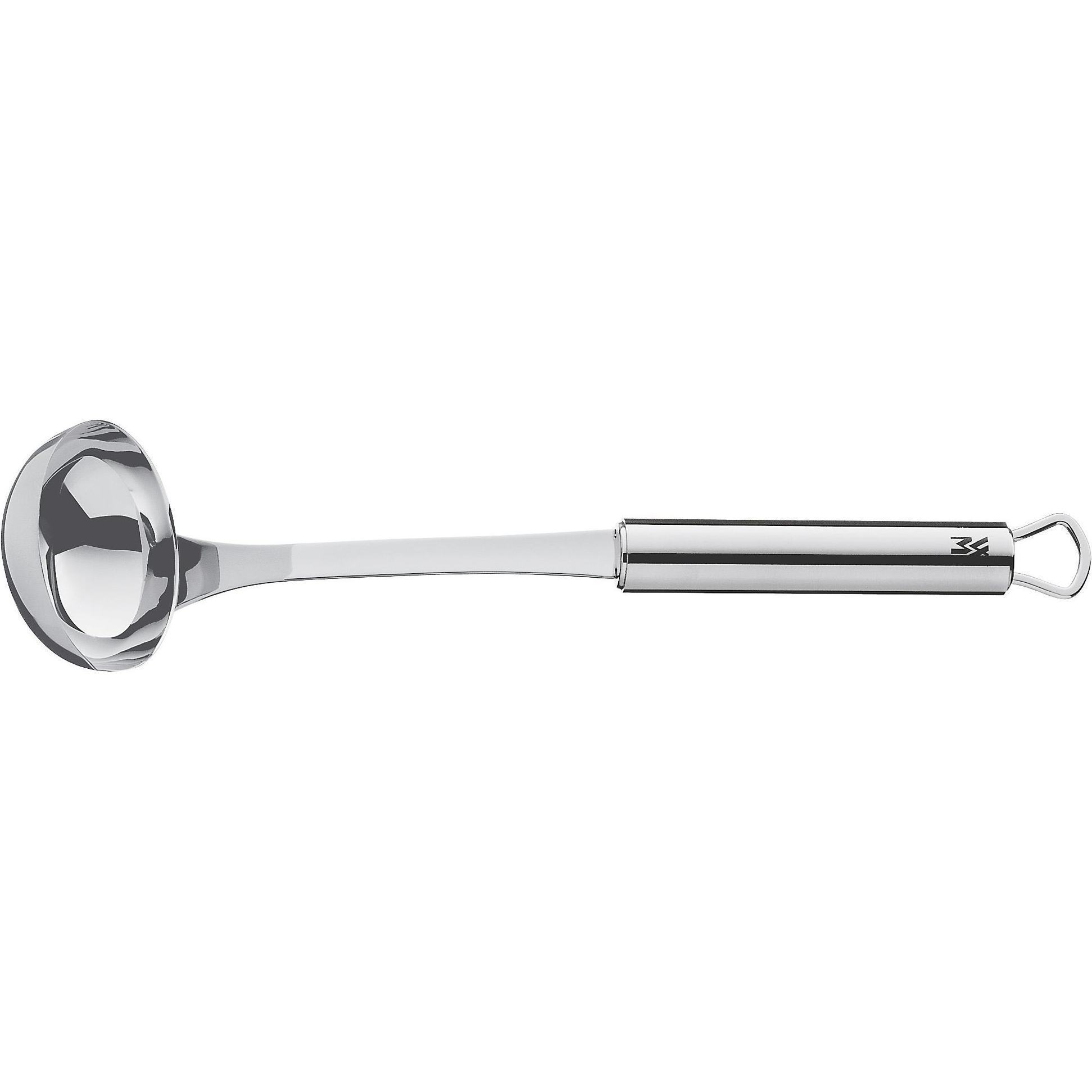 WMF Saucenlöffel Sossenkelle 27cm Suppenkelle Profi Plus Edelstahl teilmatt, Kochbesteck, Silber