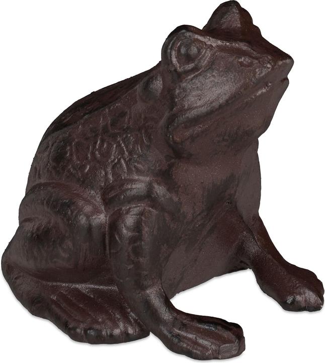 Image du produit Relaxdays Figurine de jardin grenouille, assise
