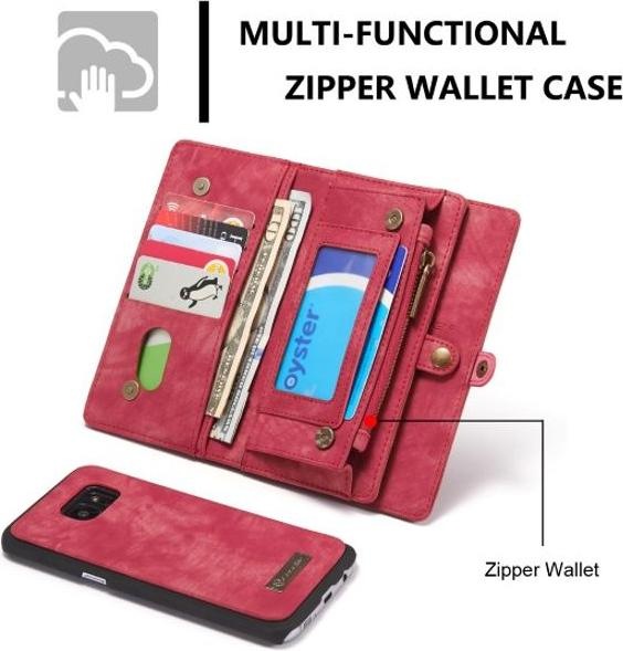 Image du produit Caseme Porte-monnaie en cuir avec pochette plastique (Samsung Galaxy S7 Edge)