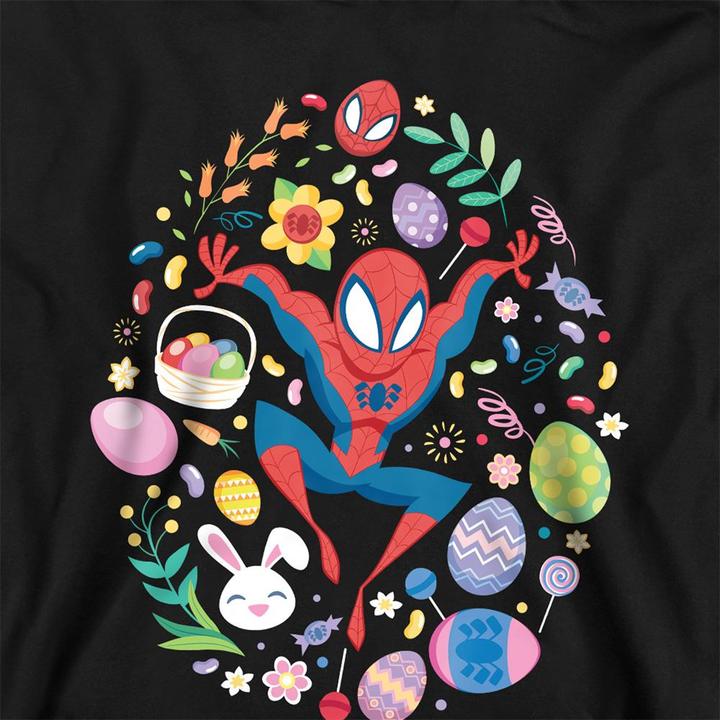 Produktbild Spiderman Kapuzenpullover meliert Ostern (128)