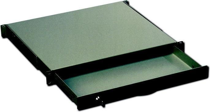 Immagine prodotto Digitus Cassetto per tastiera 1U 48,3cm 19inch chiudibile a chiave ed estensibile nero RAL9005