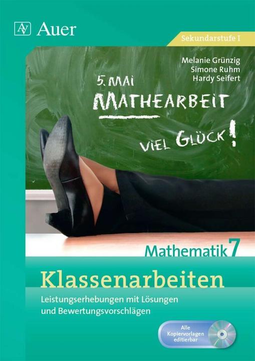 Produktbild Klassenarbeiten Mathematik 7 (Deutsch, Hardy Seifert, Melanie Grünzig, Simone Ruhm, 2014)