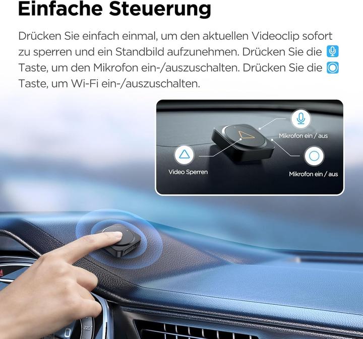 Produktbild Viofo Bluetooth Fernbedienung für Dashcams (Bluetooth, Nachtsicht)