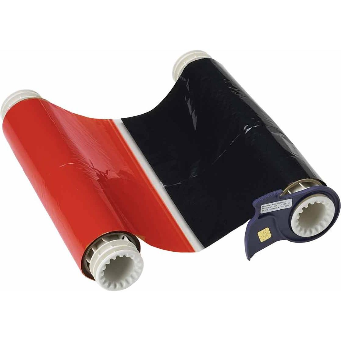 Brady B85-R-158x60-BK/RD-200P, Farbband, Schwarz/Rot, 158.00 mm x 60.00 m, Farbfeldlänge 200.00 mm (B85-R-158X60-BK/RD-200P)