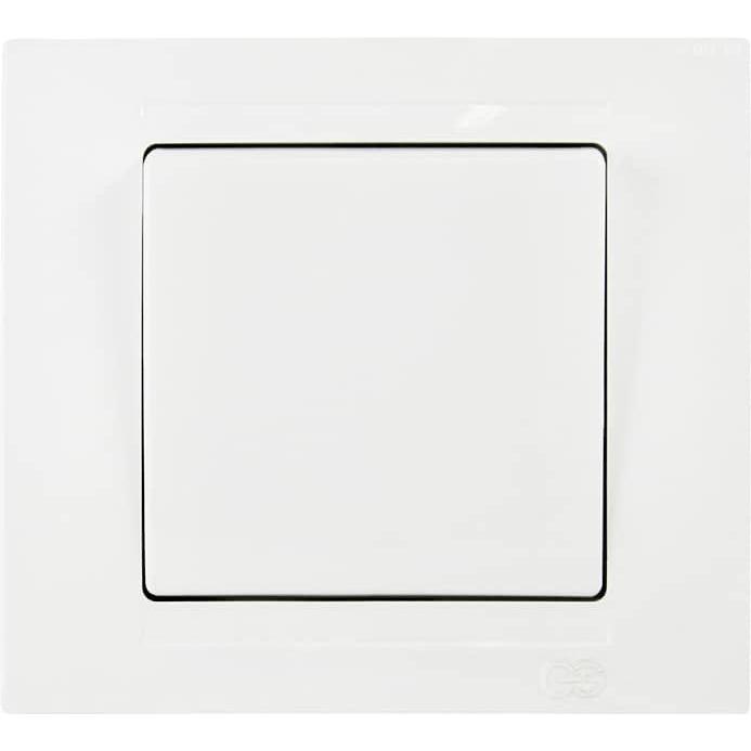 Gunsan Moderna Schalter Ein-/Ausschalter Lichtschalter Weiss, Taster + Schalter, Weiss