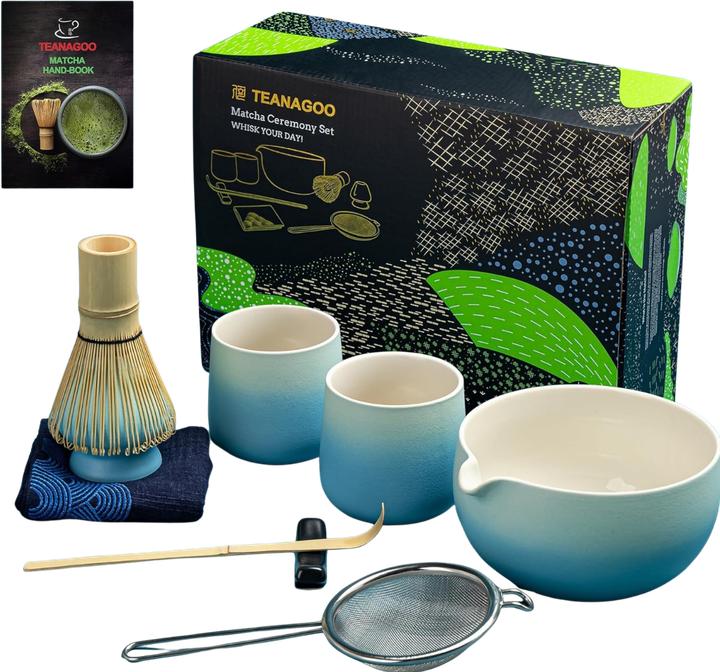 Produktbild Teanagoo Matcha Set hellblau 9-tlg.