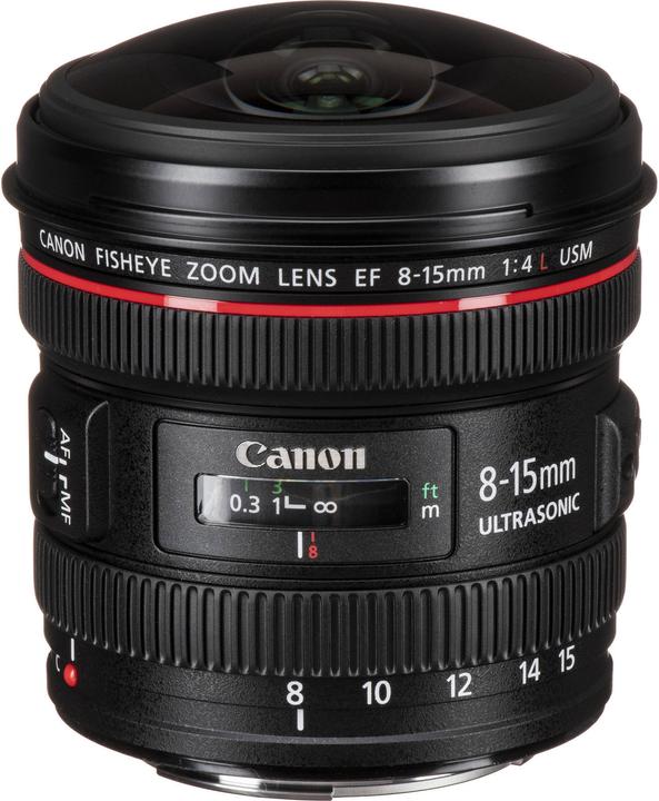 Canon EF 8-15mm f/4L Fisheye USM (EU) (Canon EF, Vollformat)