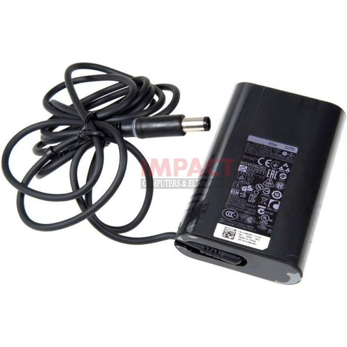 Dell AC Adapter, 65W, 19.5V, 3 (65 W), Notebook Netzteil