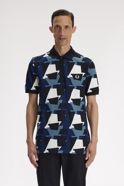 Actual product image Fred Perry Printed Polo (M)
