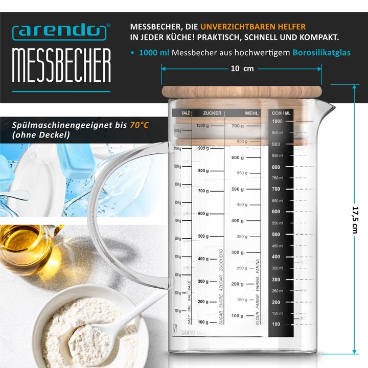 Actual product image Arendo Measuring jug (1000 ml)