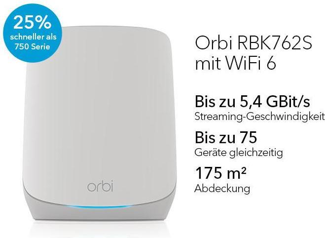 Produktbild Netgear Orbi RBK762S