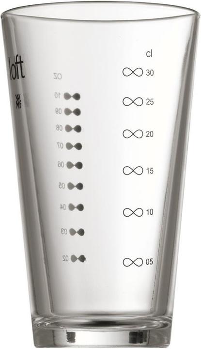 Produktbild WMF Edelstahl Cocktail Shaker Bar Set Handshaker Rührglas 2tlg 600ml Clever&More (Cocktail Shaker, Rührglas)