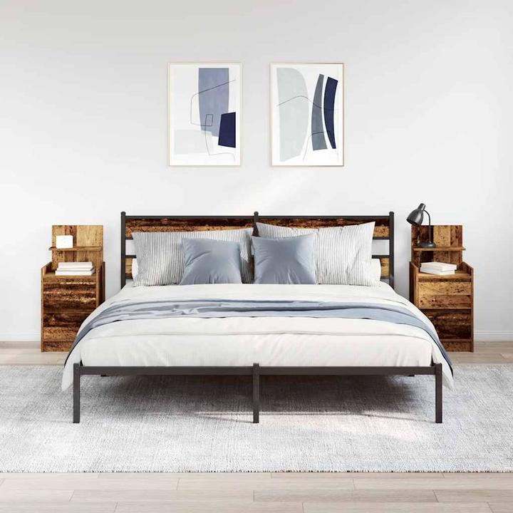 Actual product image vidaXL Nachttisch (38 x 34 x 80 cm)