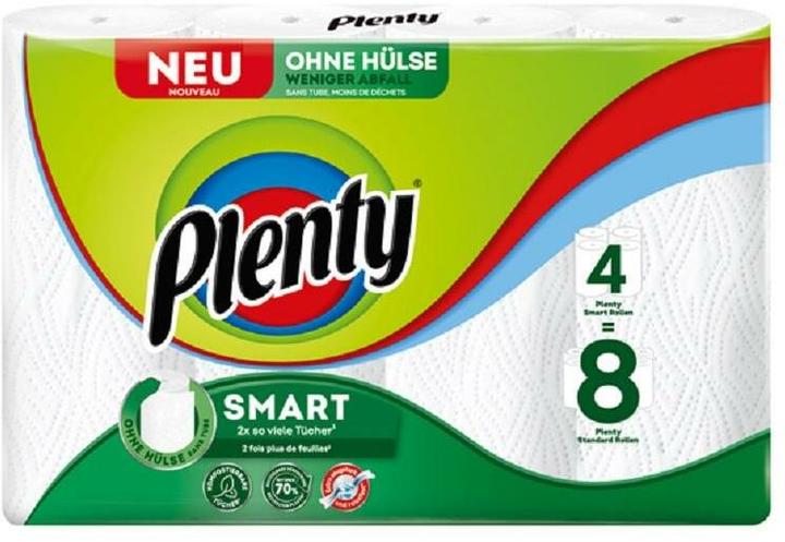 Actual product image Plenty Haushaltspapier Smart 4 x 90 Blatt (4x)