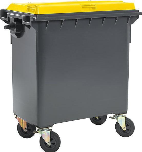 Produktbild kaiserkraft Müllcontainer aus Kunststoff (770 l)