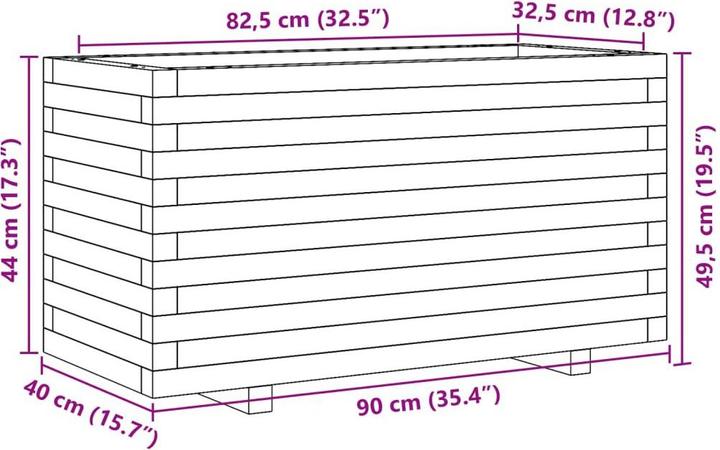 Produktbild vidaXL Pflanzgefäss