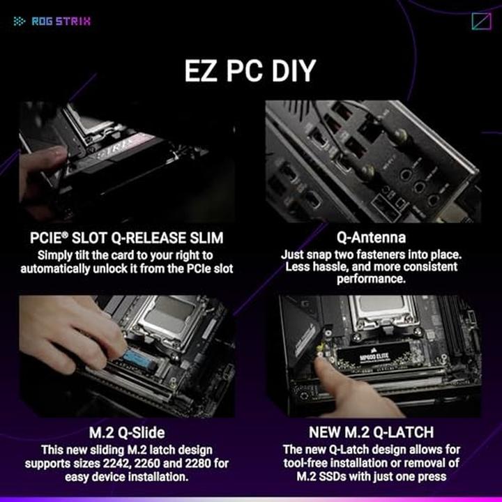 Produktbild ASUS ROG STRIX B850-I GAMING WIFI (AM5, AMD B850, Mini-ITX)