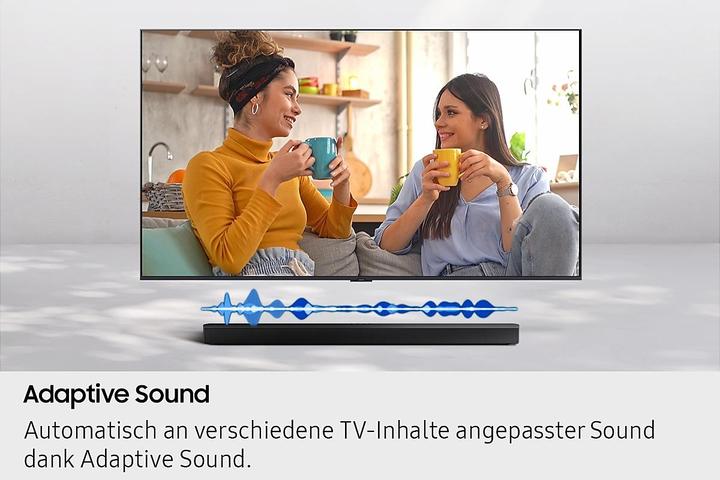 Actual product image Samsung B-Series Soundbar HW-B760GF (schwarz, 5.1-Kanal, Q-Symphony, Adaptive Sound, 400 Watt (RMS)) (5.1 channels)