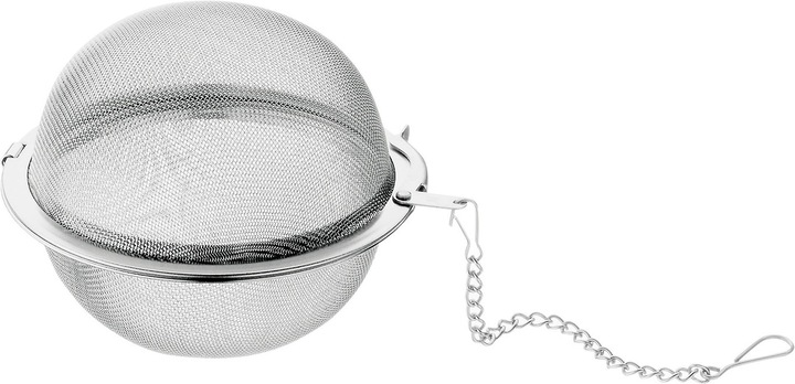 WMF Teesieb Teekugel mit Kette Teeei Gewürzsieb Gewürzei 5cm Gourmet Edelstahl
