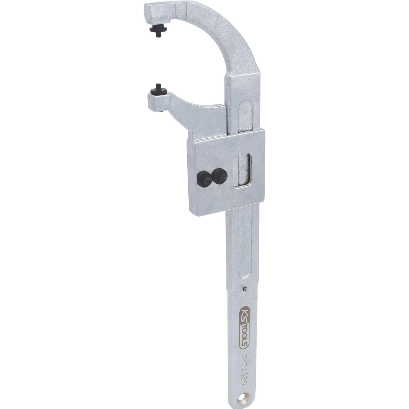 KS Tools, Schraubenschlüssel, Gelenk-Hakenschlüssel mit Zapfen (100 mm, 63 mm, 85 mm, 36 mm, 75 mm, 25 mm, 45 mm, 82 mm,...