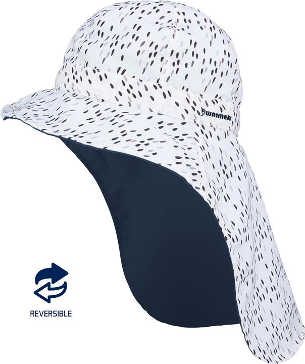 Image du produit NoName Babyhoed Bora UV40 2-Zijdig Achterklep Navy (Porte-bébé arrière)