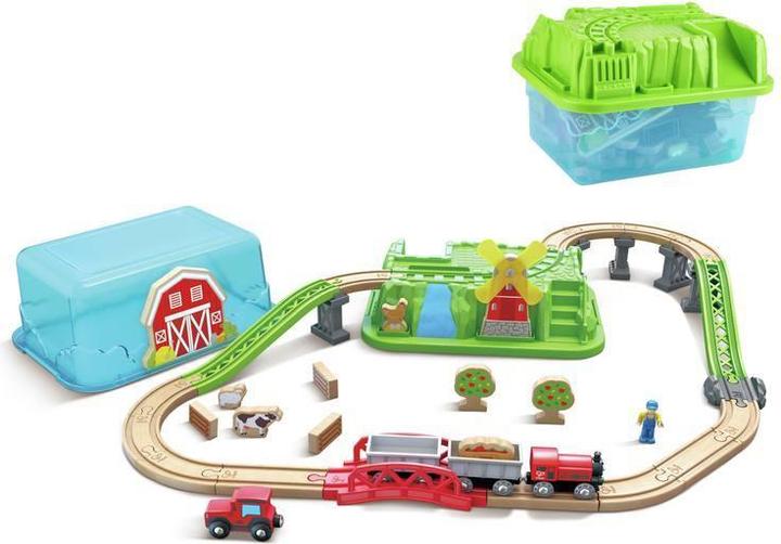Immagine prodotto Hape Set di costruzione del treno Country Side