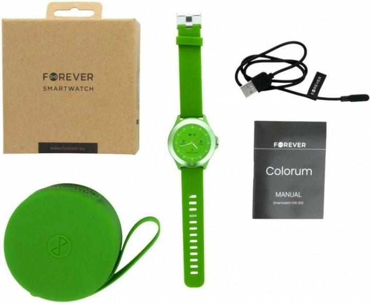 Actual product image Forever Smartwatch Colorum CW-300 xGreen