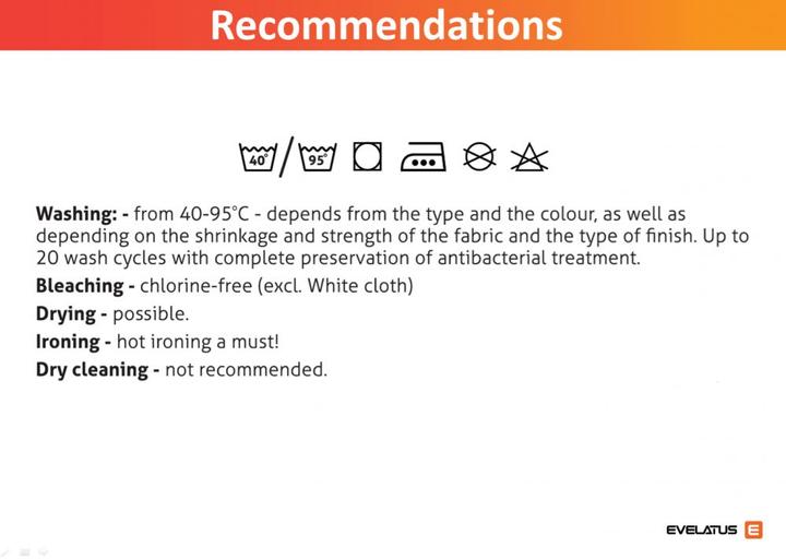 Immagine prodotto Evelatus Maschera igienica per il viso 3 strati 100% cotone