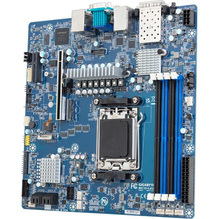 Gigabyte Mainboard MC13-LE3 micro-ATX Sockel AM5 Bulk (MC13-LE3) (AM5, mATX), Mainboard