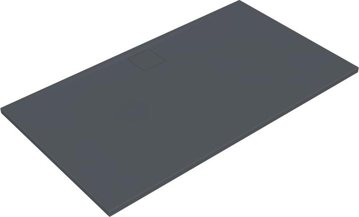 Actual product image Hüppe EasyFlat shower tray, drain long side, rectangular, 1600x900mm