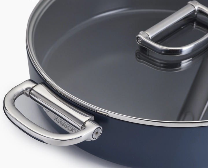 Immagine prodotto Joseph Joseph Set di cottura spaziale (28 cm, Set di pentole e padelle da cucina, Alluminio)