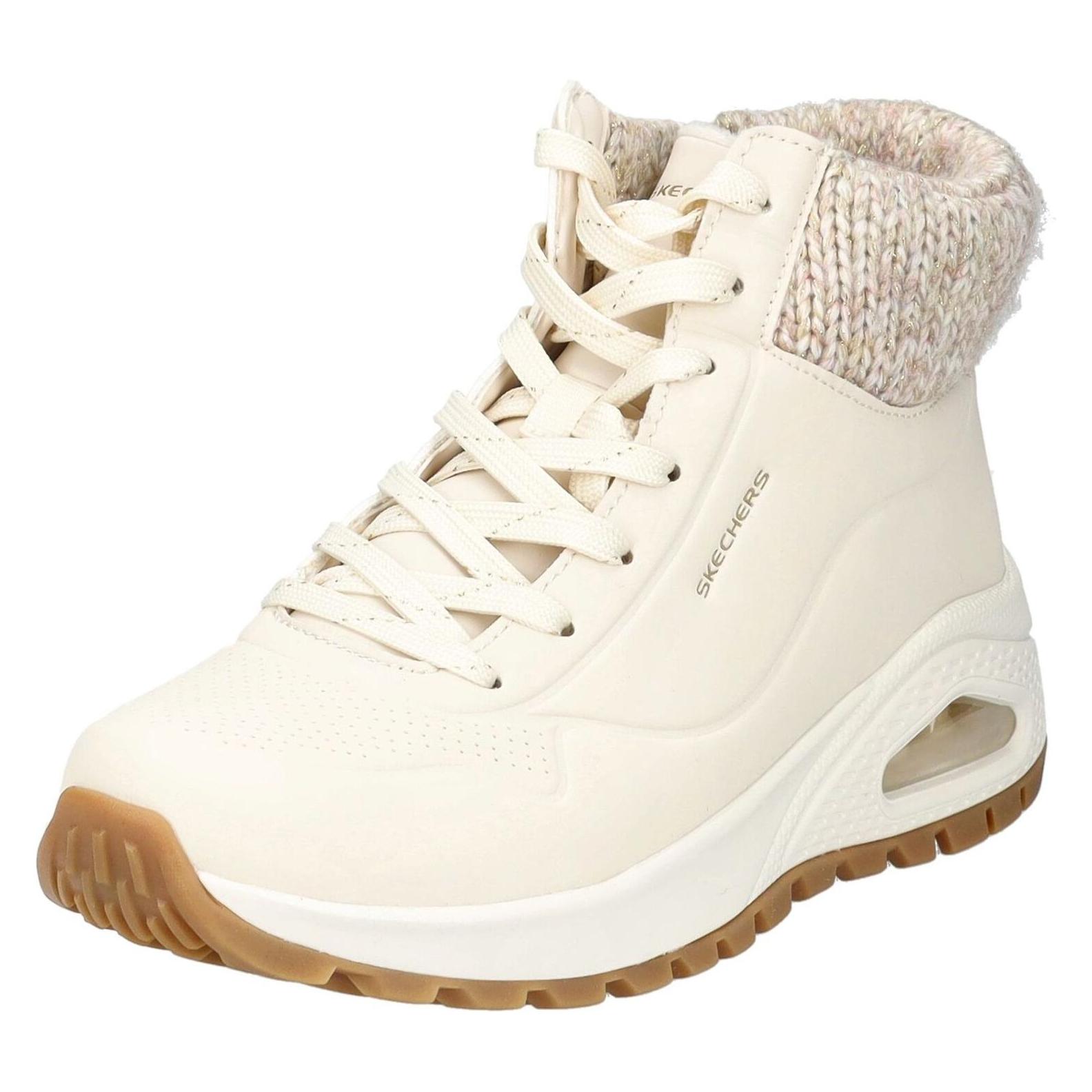 Skechers, Vrouwen, Sneakers, Uno Rouged Dayies Sneakers - Beige - Grösse 37, Beige, (37)