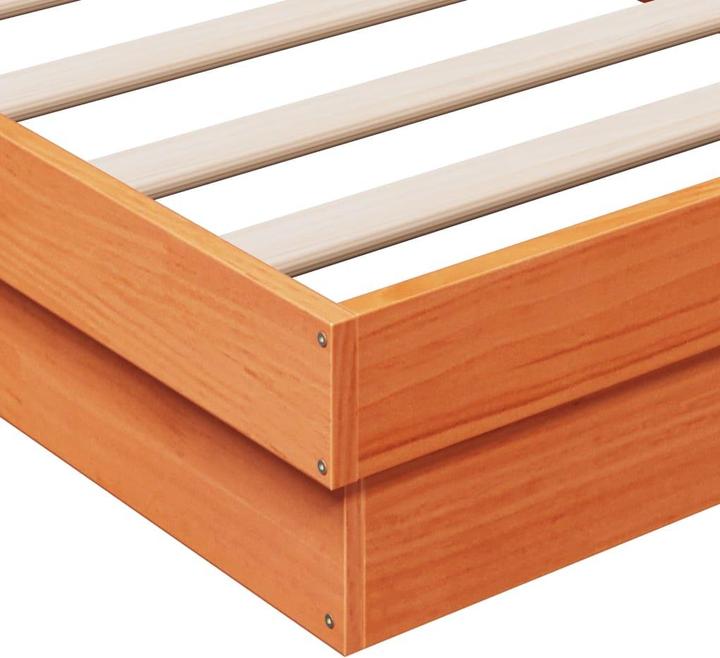 Produktbild vidaXL Bett mit LED-Beleuchtung Kiefer (120 x 200 cm)