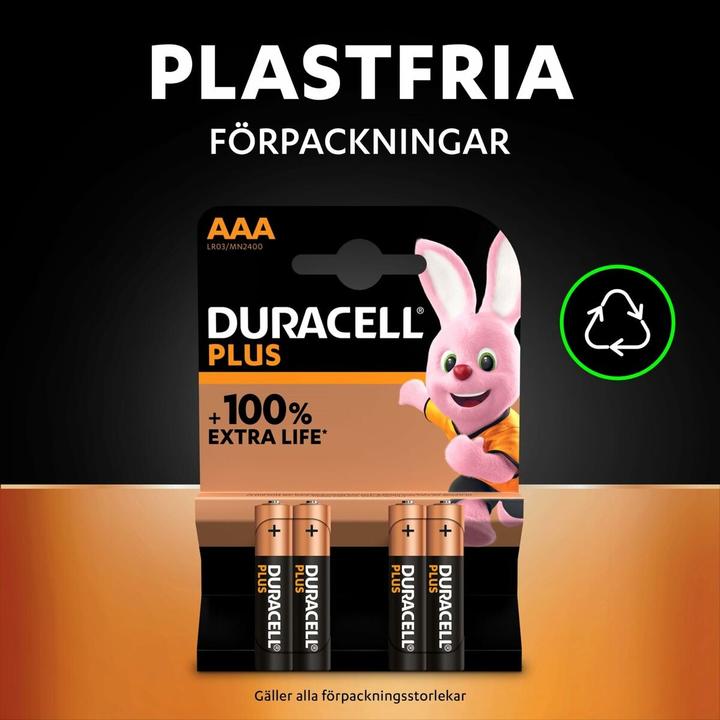 Immagine prodotto Duracell Plus Power Boost Micro (AAA)-Batterie Alkali-Mangan 1.5 V 8 St. (8 pz., AAA / LR03 / Micro / R03 / AM4 / MN2400 / KR03)