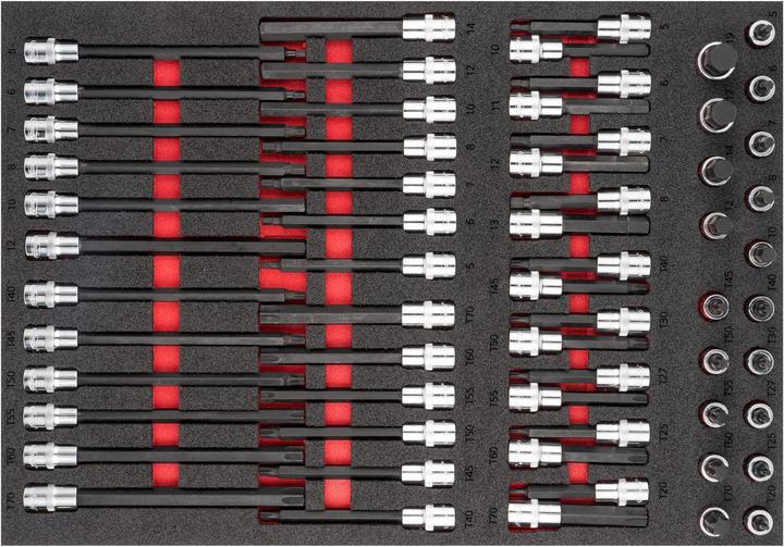 Actual product image Vigor Screwdriver bit range V6809 Number of tools: 62