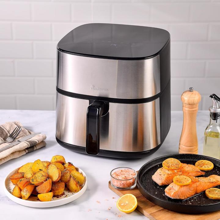 Produktbild MasterPRO Luftfriteuse mit Doppelheizsystem, digitalem Display und 8 Programmen