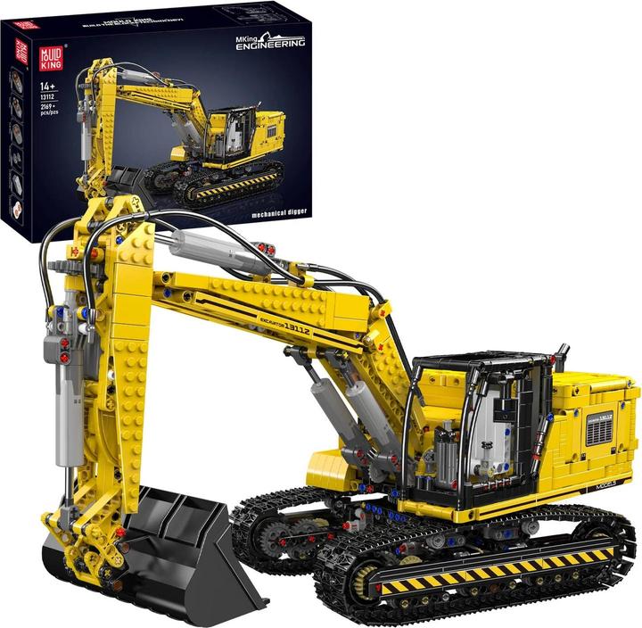 Mould King Raupenbagger (inkl. Fernbedienung) - Klemmbausteine