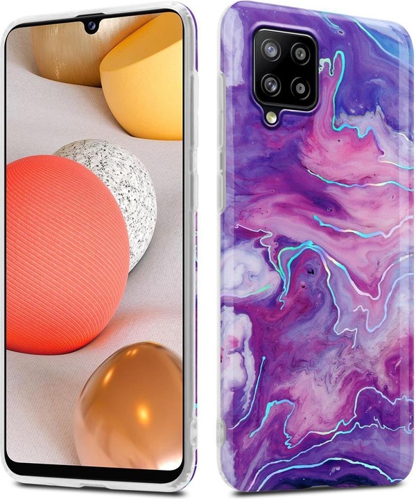 Actual product image Cadorabo IMD TPU Colorful Marble Cover (Samsung Galaxy A42 5G)