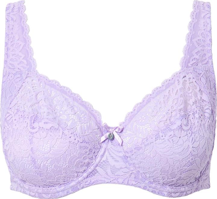 Produktbild Ulla Popken Bügel-BH, Blütenspitze, Vollspitze, Cup C - E (110 g)