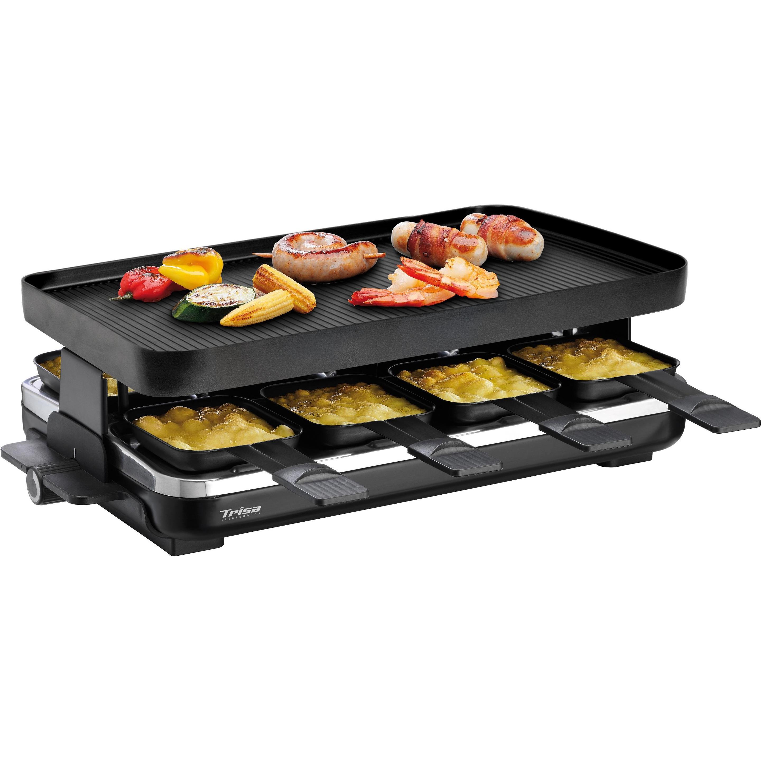 Trisa Supreme 8, Racletteofen, Schwarz