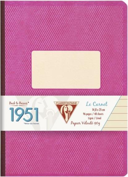 Actual product image Clairefontaine 1951 - Back to Basics (A5, Lined)