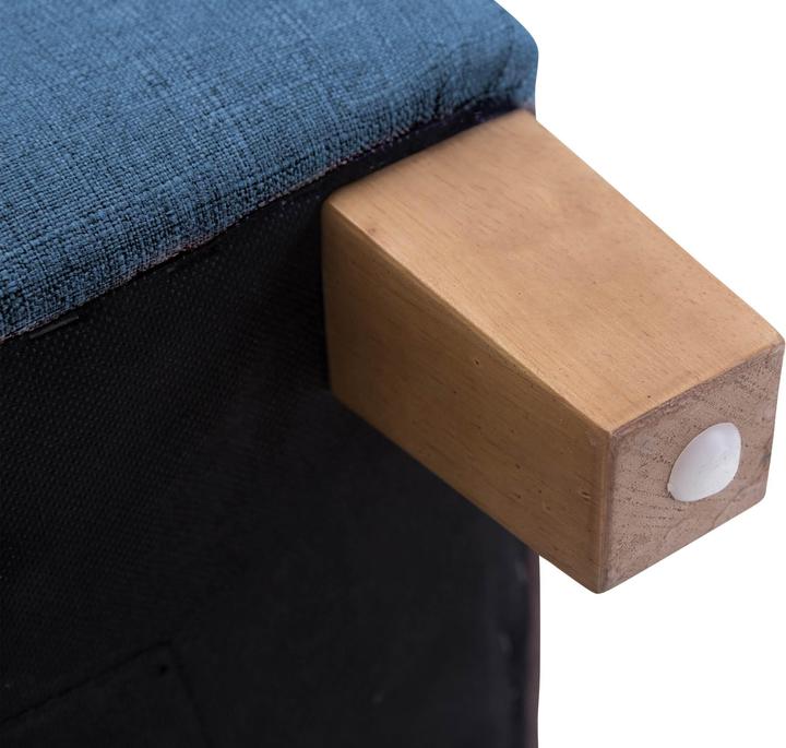 Actual product image Swisshandel24 Stool Pharaoh, antique-light, blue