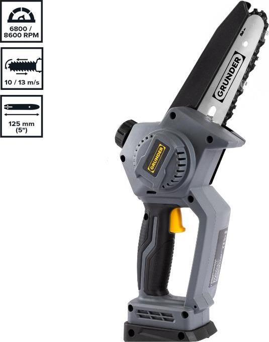 Produktbild Grunder Cordless Mini Chainsaw 12cm 18 V