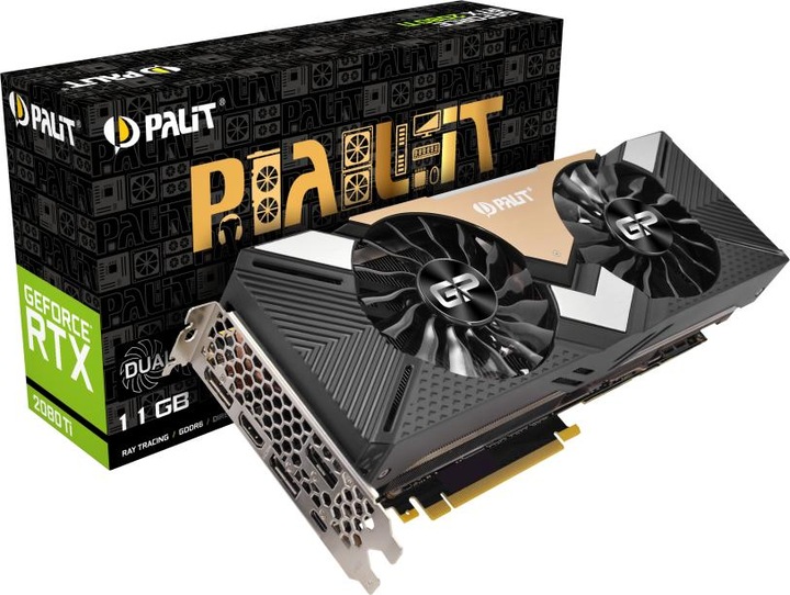 Actual product image Palit GeForce RTX 2080 Ti Dual (11 GB)