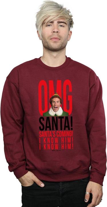 Produktbild Elf OMG Santa I Know Him Sweatshirt (M)
